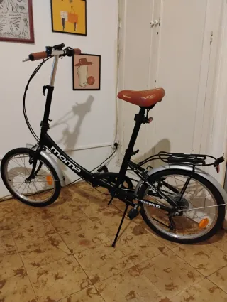 Bicicleta Moma First class Plegable Negra
