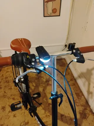 Bicicleta Moma First class Plegable Negra