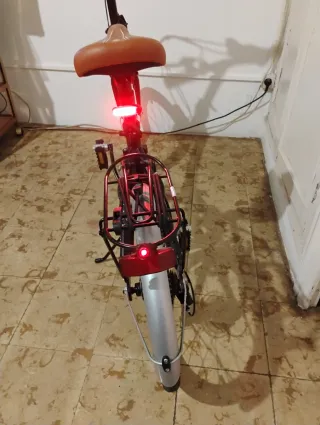 Bicicleta Moma First class Plegable Negra