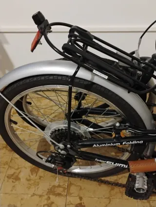 Bicicleta Moma First class Plegable Negra