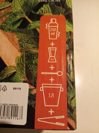 Juego de coctelería acero