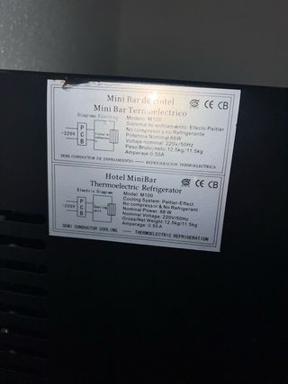 Mini Frigorífico Jami Negro