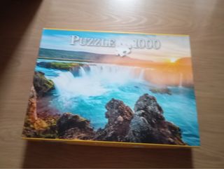 Puzzle 1000 Piezas Cascada Atardecer