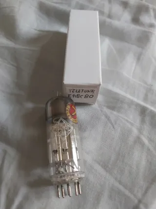 Valvola Telefunken EABC80 nuova testata