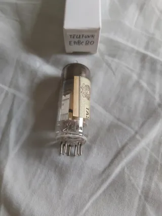 Valvola Telefunken EABC80 nuova testata