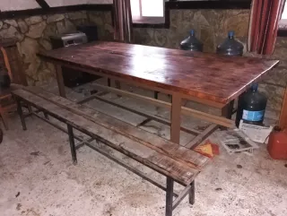 MESA RUSTICA PRECIOSA