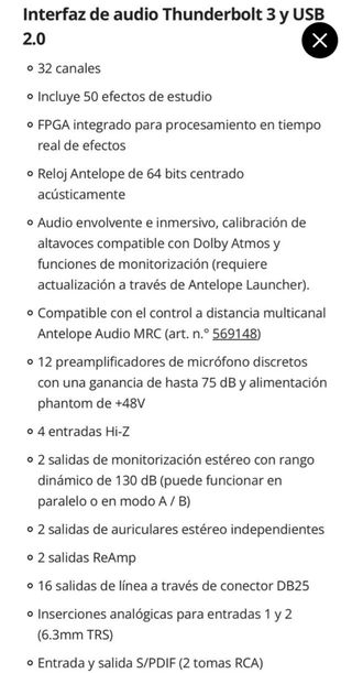 Interfaccia audio Antelope Orion Synergy Core