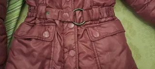 Piumino bambina SMALL con cintura