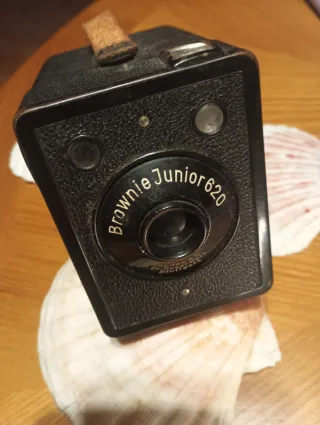 Cámara de fotos vintage Kodak Brownie Junior 620