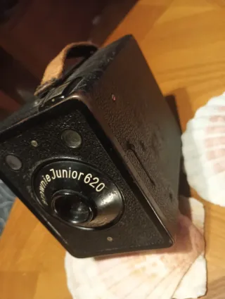 Cámara de fotos vintage Kodak Brownie Junior 620