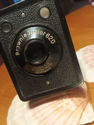 Cámara de fotos vintage Kodak Brownie Junior 620