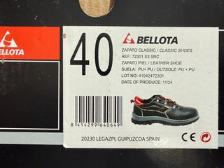 Zapatos de Seguridad Bellota Talla 40