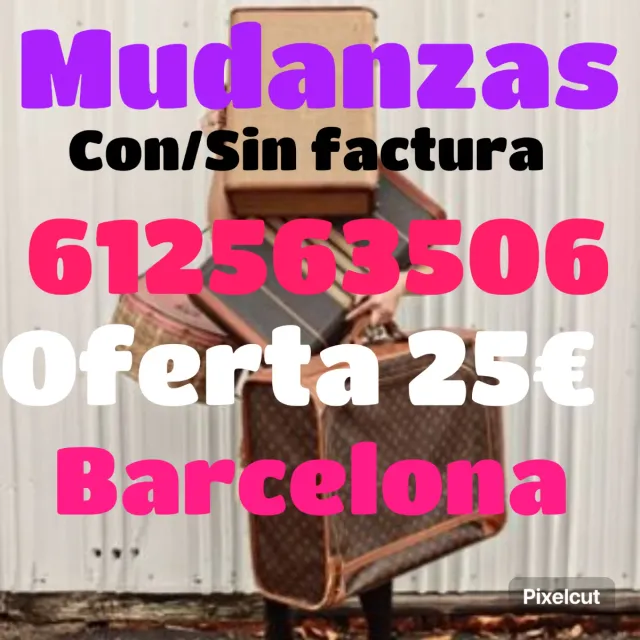 Mudanzas baratas Barcelona Con Sin factura