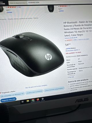 Ratón HP Bluetooth Travel