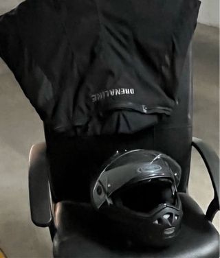 Conjunto motero: Casco + 2 Chaquetas + Pantalón XL