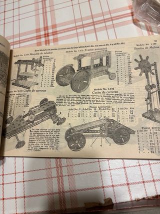 Juego Mecanno Antiguo Equipo Suplementario