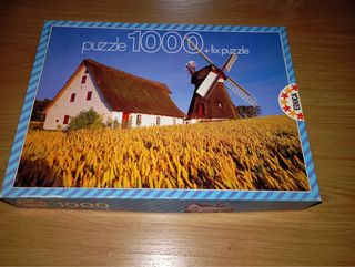 Puzzle Educa 1000 piezas Molino y Casa