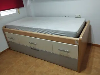 Cama nido con almacenaje