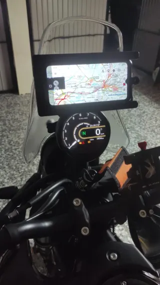 Soporte teléfono Doogee Fire 5, 6 y 7 para moto