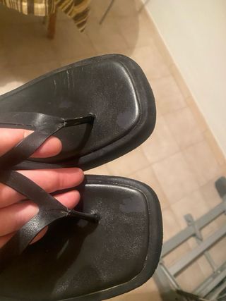 Chanclas Zara Negras