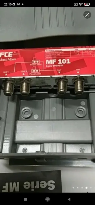 Mezclador Antena televisión FTE MF 101