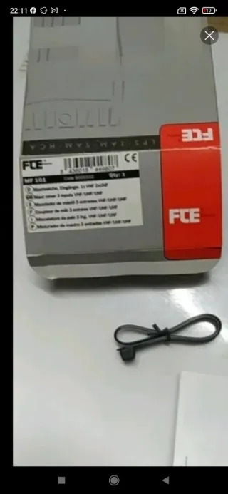 Mezclador Antena televisión FTE MF 101