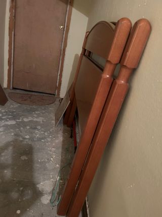 2 Cabeceros Madera Cama 90cm