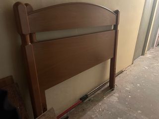 2 Cabeceros Madera Cama 90cm