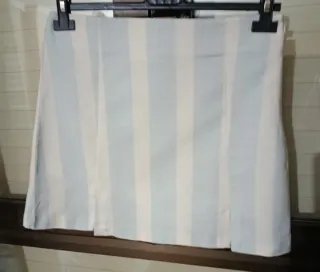 Minifalda LUMINA rayas azul y blanco