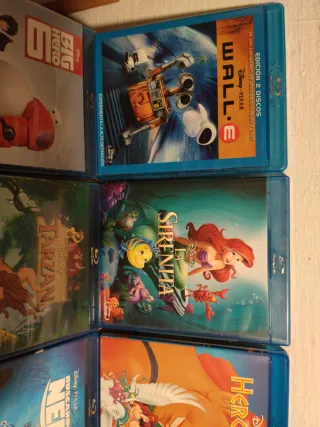 Lote Blu-rays Disney Español