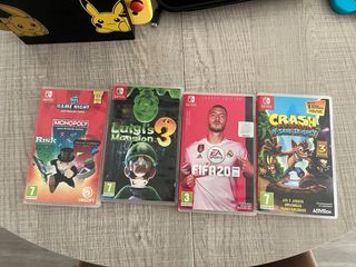 Nintendo Switch Edición Limitada Pokémon + juegos