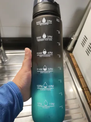 Borraccia Motivazionale Stay Hydrated Sfumata