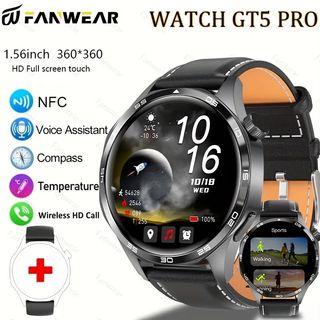 Smartwatch GPS Watch 5 PRO Negro/Plata+ CORREAS