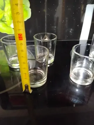 Lote 6 Vasos Chupito Cristal