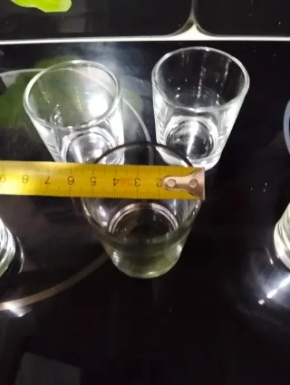 Lote 6 Vasos Chupito Cristal