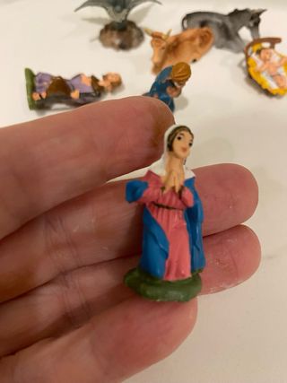 Figuras Belén Miniatura Plástico