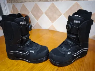 Botas de Snowboard VANS Negras con portabotas