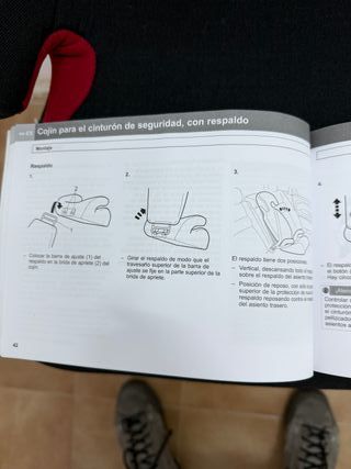 Cojín elevador con respaldo Volvo 10-35 kg