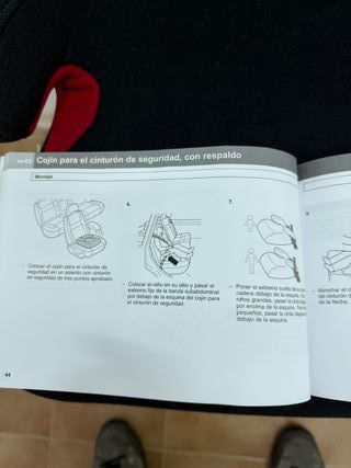 Cojín elevador con respaldo Volvo 10-35 kg