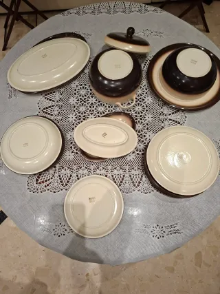 Vajilla Bosch Freres Keramis Beige/Marrón Cerámica