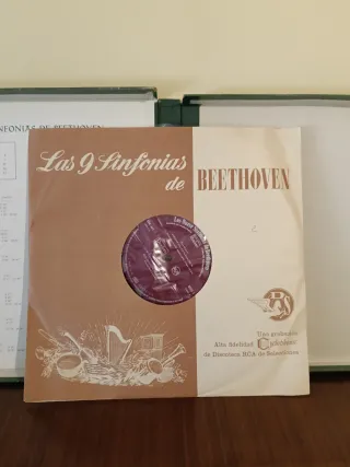 5 Vinilos LP - Las 9 Sinfonías de Beethoven