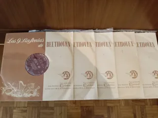 5 Vinilos LP - Las 9 Sinfonías de Beethoven