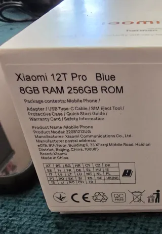 Xiaomi 12T Pro Azul