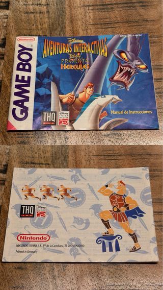 Aventuras Interactivas Hércules Game Boy