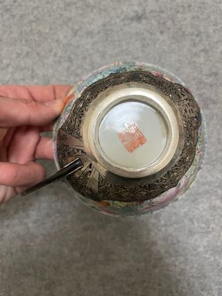 Cuenco porcelana china antiguo