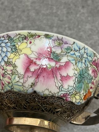 Cuenco porcelana china antiguo