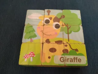 Puzzle de animales 9 cubos