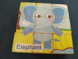 Puzzle de animales 9 cubos