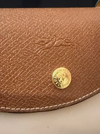 Borsa Longchamp Beige/Marrone Nuova con Cartellino