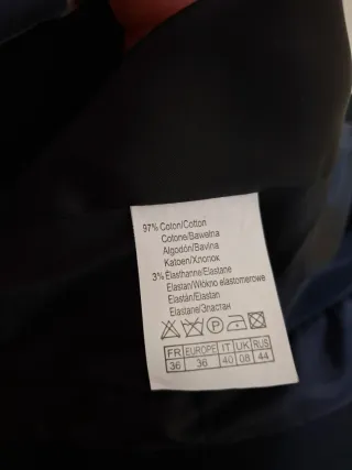 Giacca nera in cotone